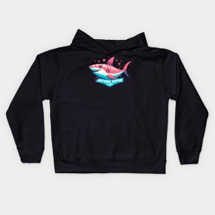 Cute Emotional Support Shark Kids Hoodie